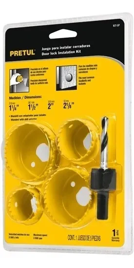 kit instalacion cerraduras kit-5p pretul