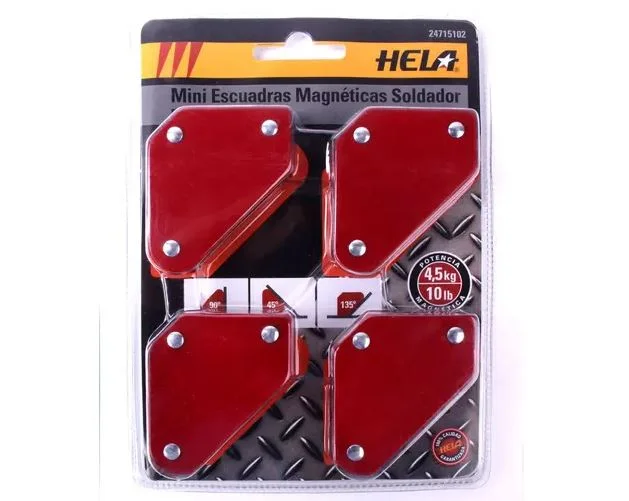 kit escuadras magneticas hela 4 x 50mm - Imagen 3
