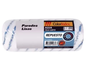 kit rodillo 18 cms pelo corto(3 repuestos+1 mango)