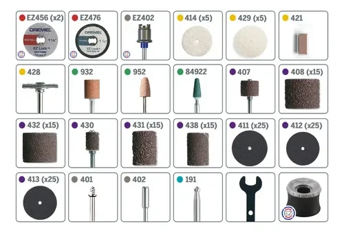 kit 160 acc multiuso dremel - Imagen 2