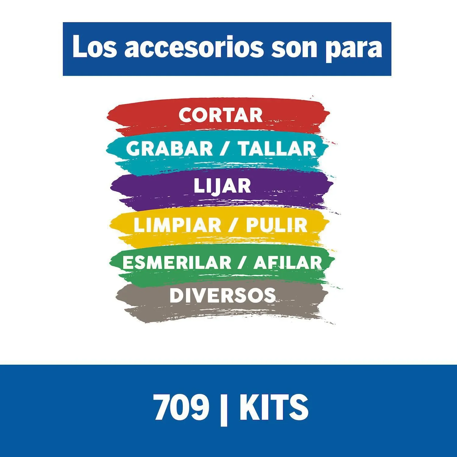 kit 160 acc multiuso dremel - Imagen 6