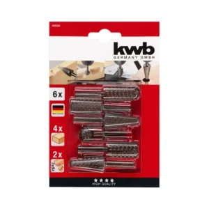 caja 6 fresas , 4 de madera y 6 de metal 49495500