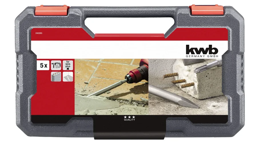 maleta 5 cinceles sds plus 49240285 - Imagen 4