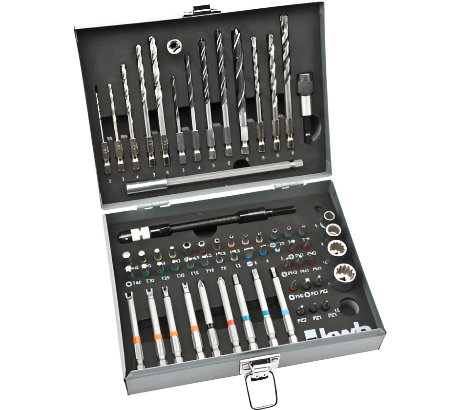 maleta 67 piezas puntas dados brocas adap 49106300 - Imagen 2