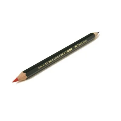 lapiz carpintero bicolor faber castell grueso