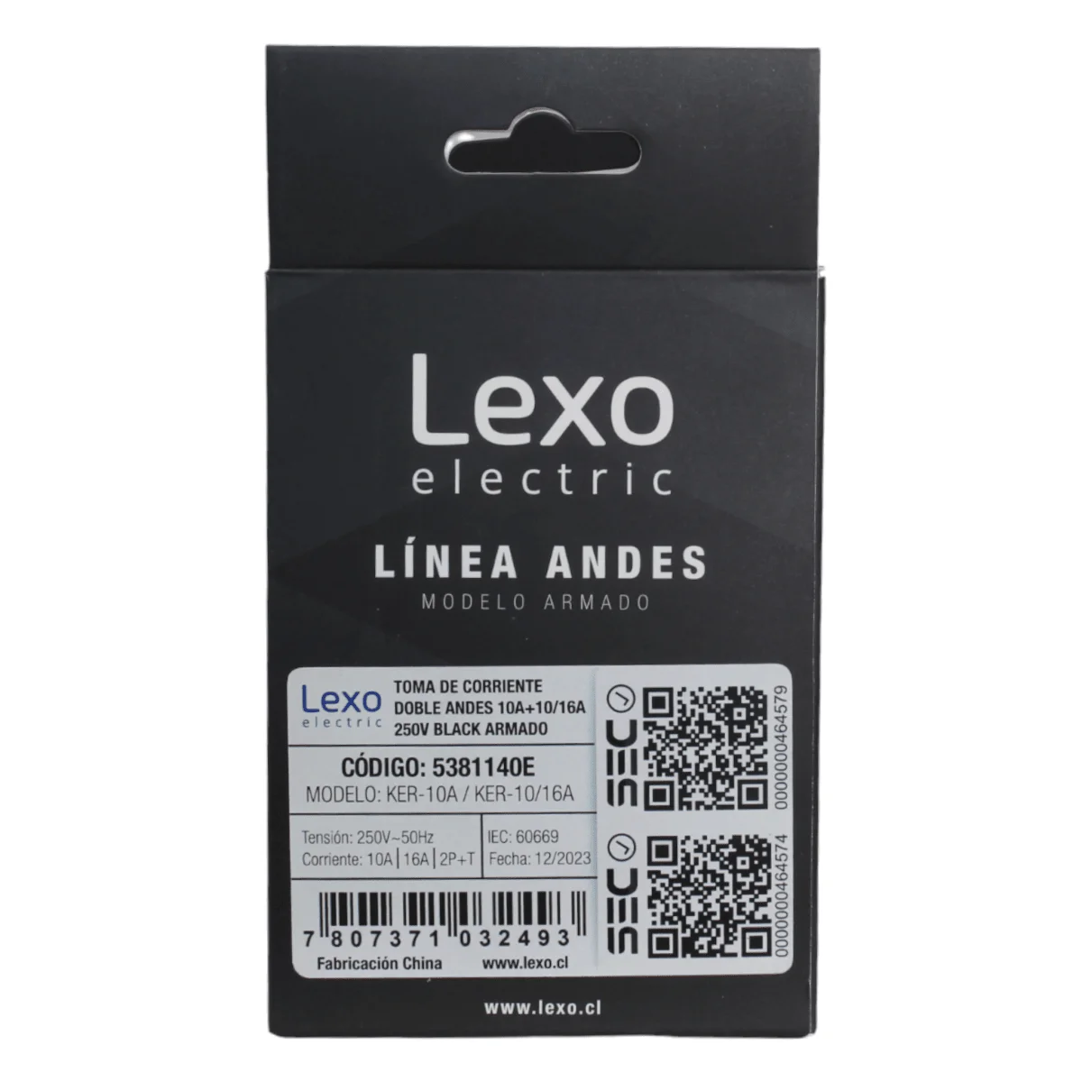 toma doble 10a+10/16a black 5381140e - Imagen 4