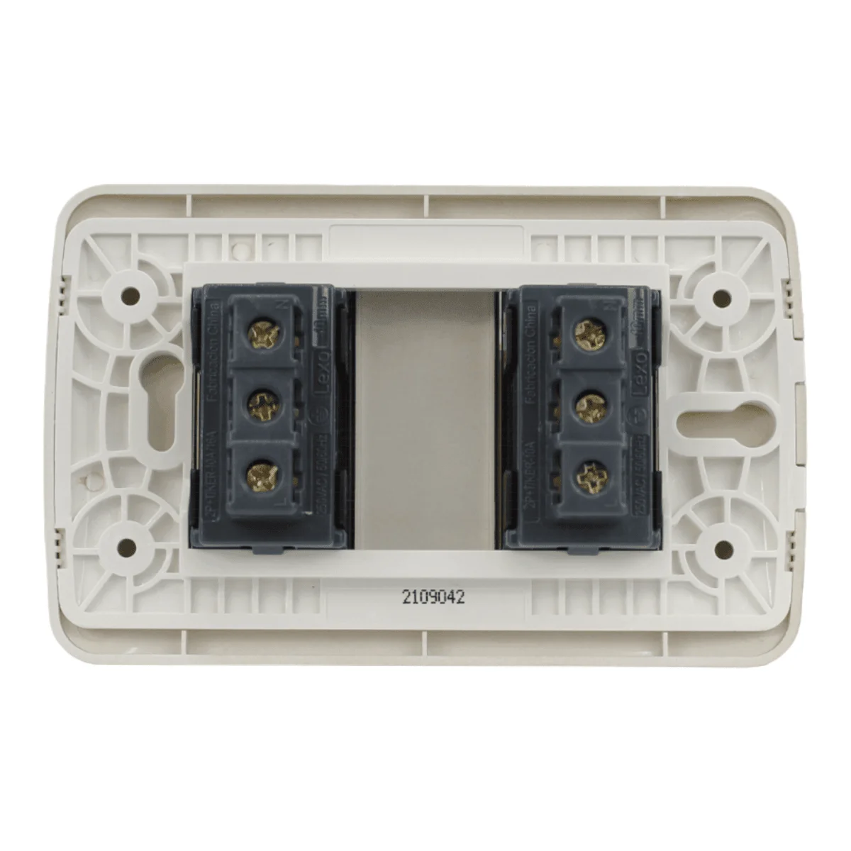 toma doble 10a+10/16a cafe titanio 5380129e - Imagen 3