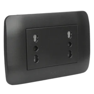 toma duplex 10/16a grafito 58401009