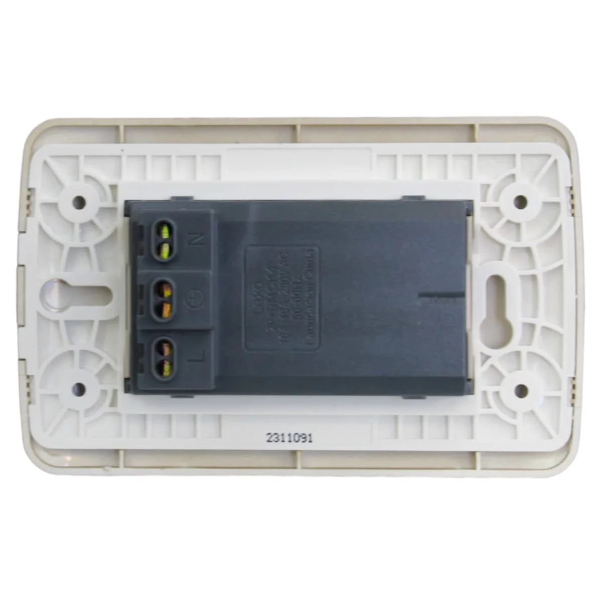 toma duplex 10/16a titanio beige 58401008 - Imagen 3