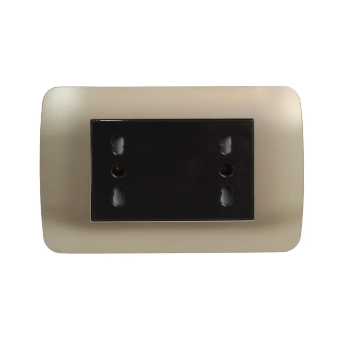 toma duplex 10/16a titanio cafe 58401007 - Imagen 2