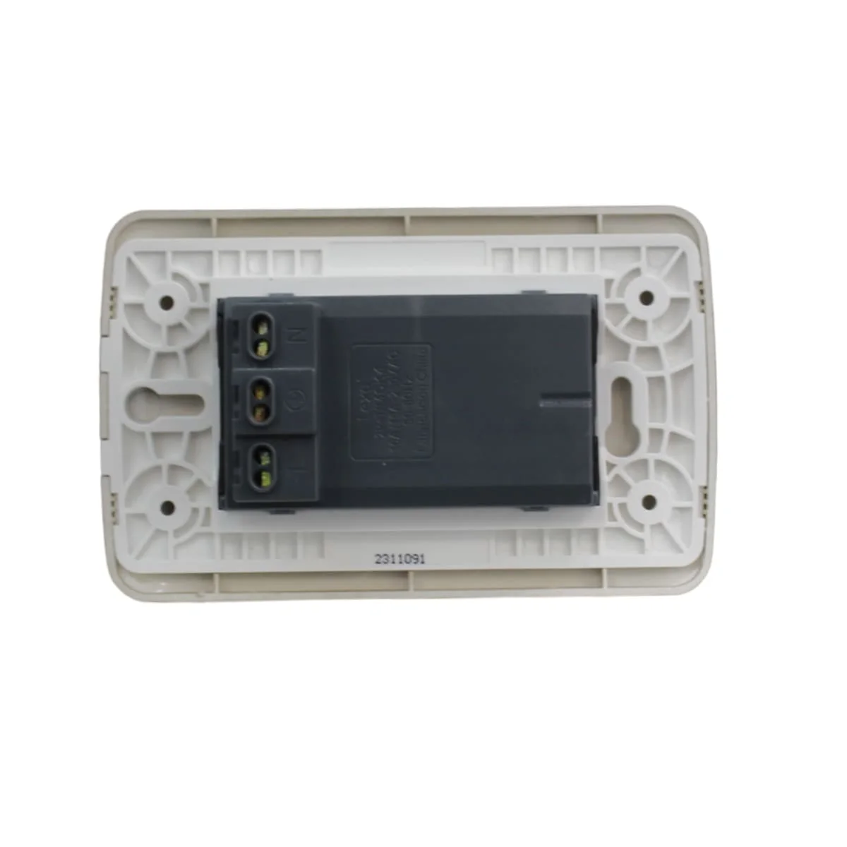 toma duplex 10/16a titanio cafe 58401007 - Imagen 3