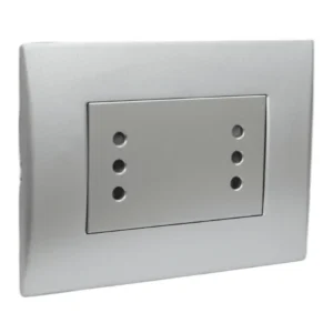 toma duplex 10a silver 5381112e