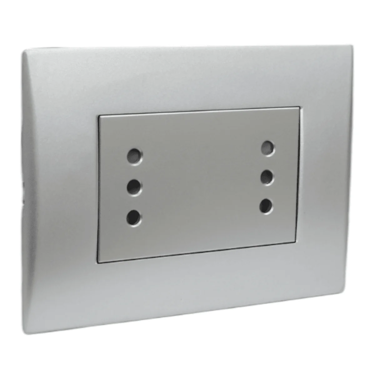 toma duplex 10a silver 5381112e