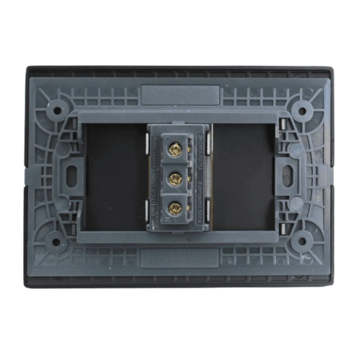 toma simple 10/16a black 5381138e - Imagen 3