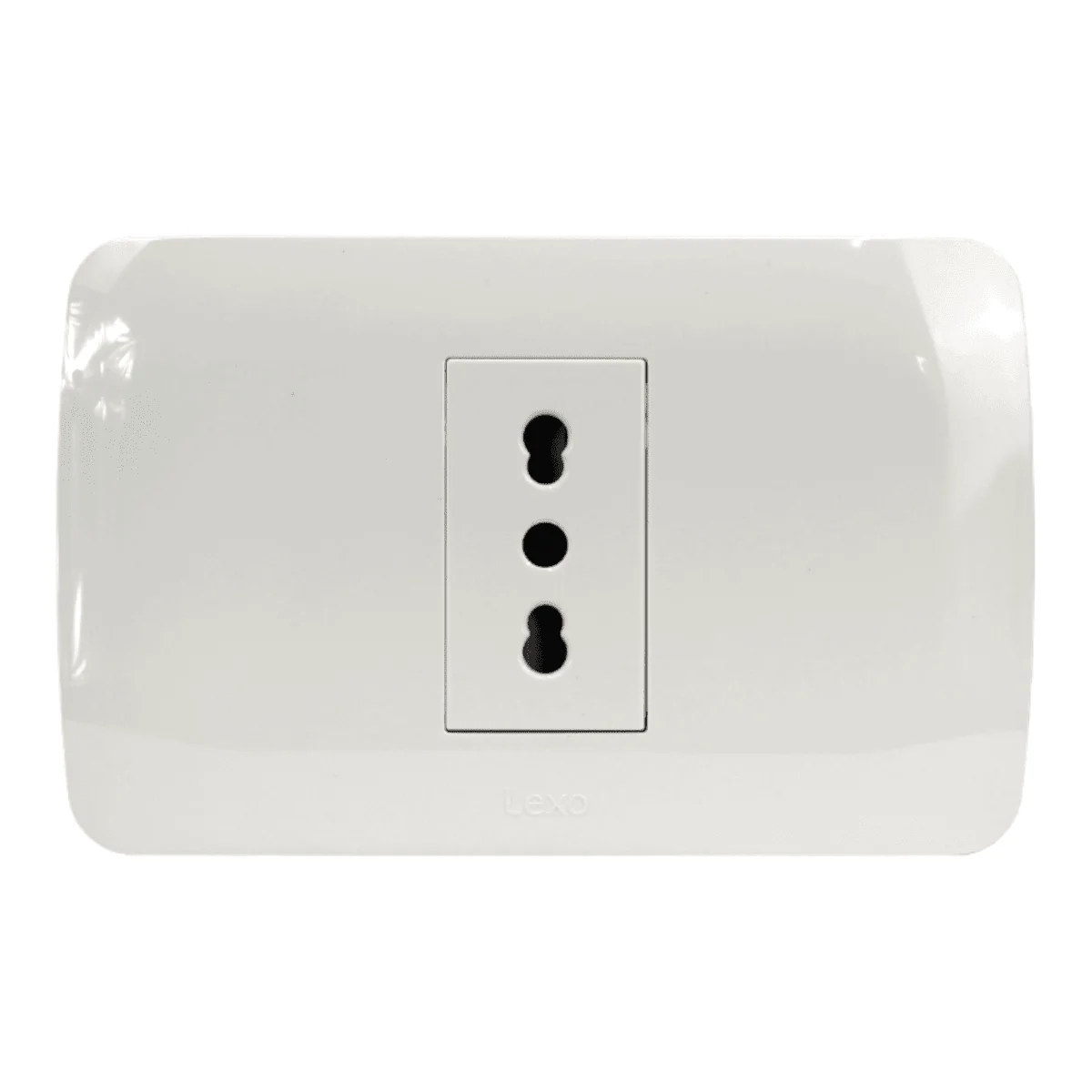 toma simple armado 10/16a blanco 5380110e - Imagen 2