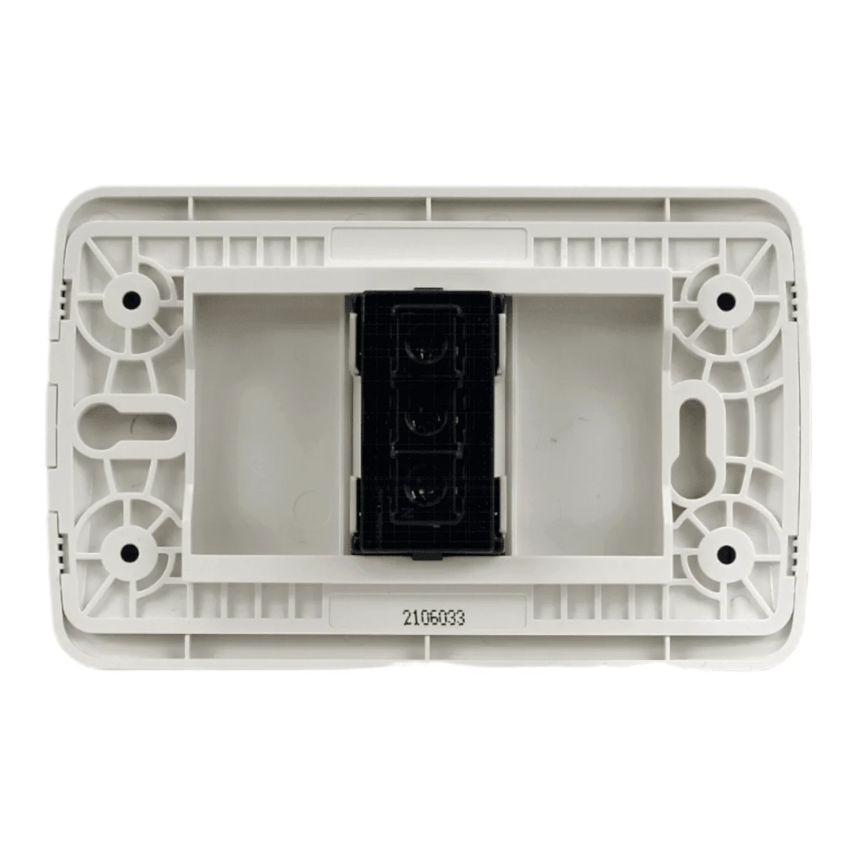 toma simple armado 10/16a blanco 5380110e - Imagen 3