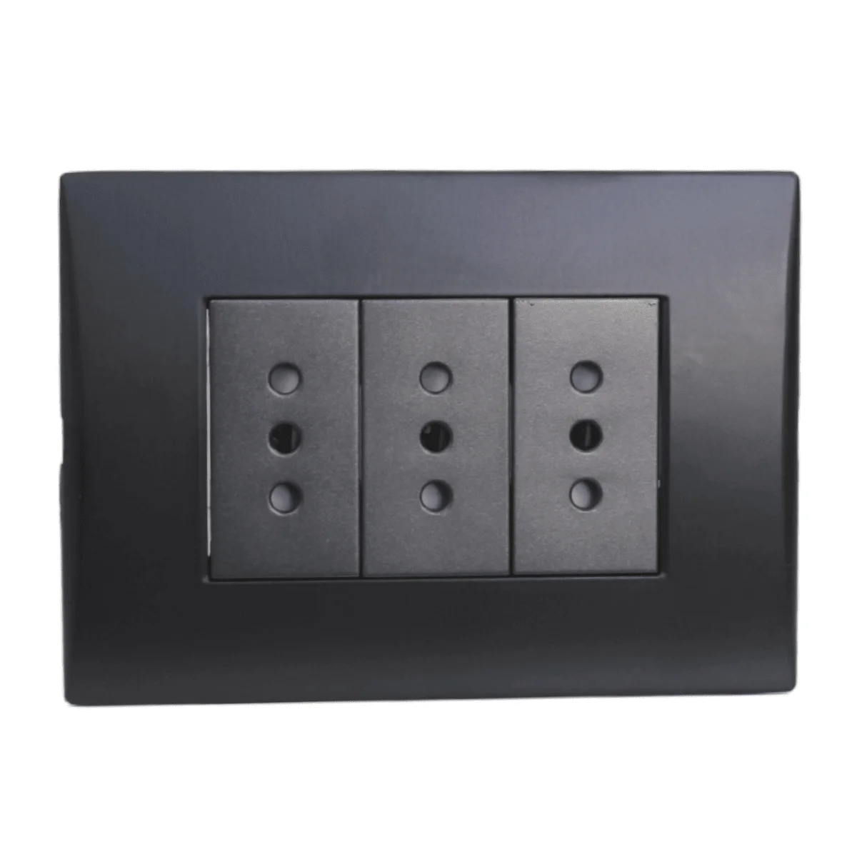 toma triple 10a black 5381137e - Imagen 2