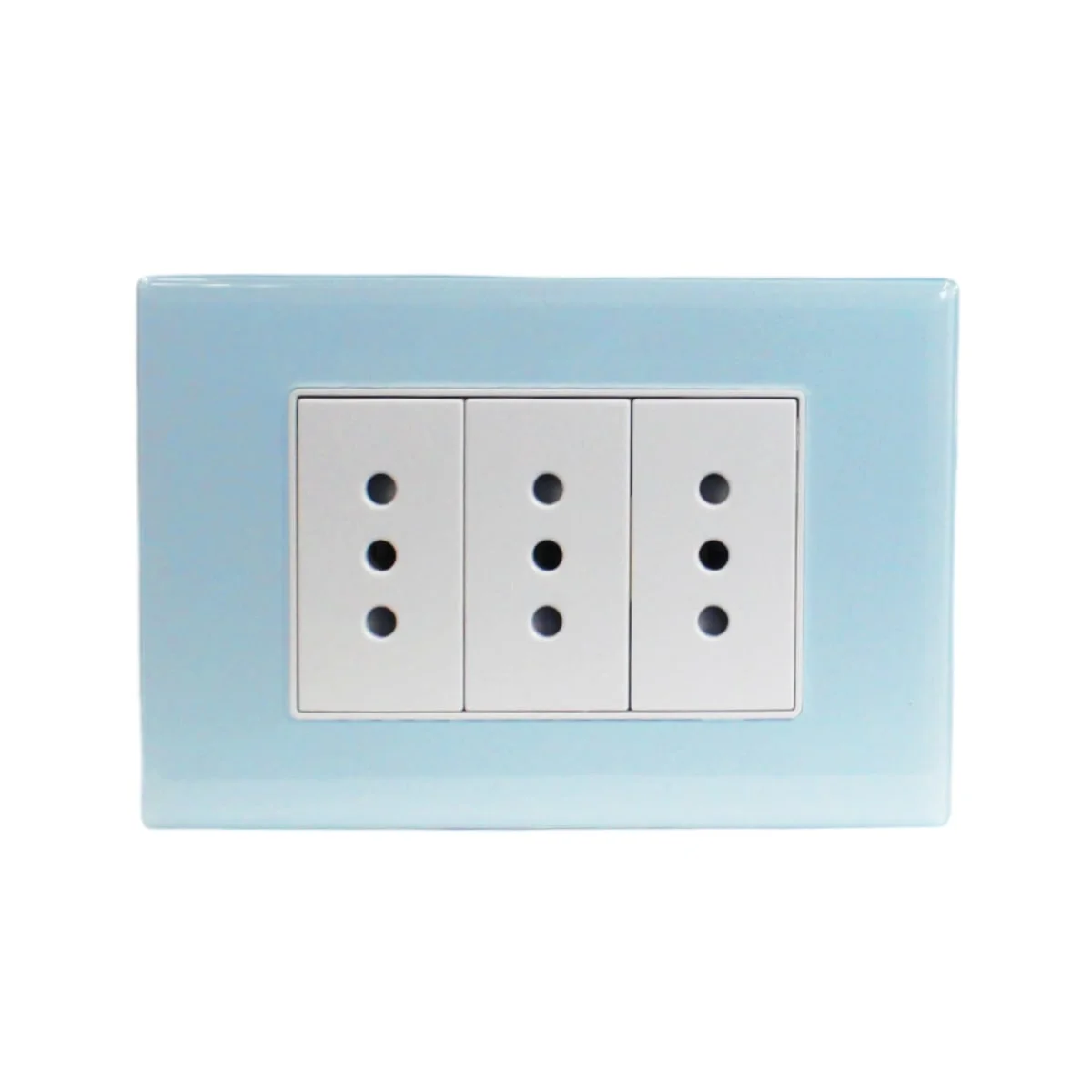 toma triple 10a crystal 5581009e - Imagen 2