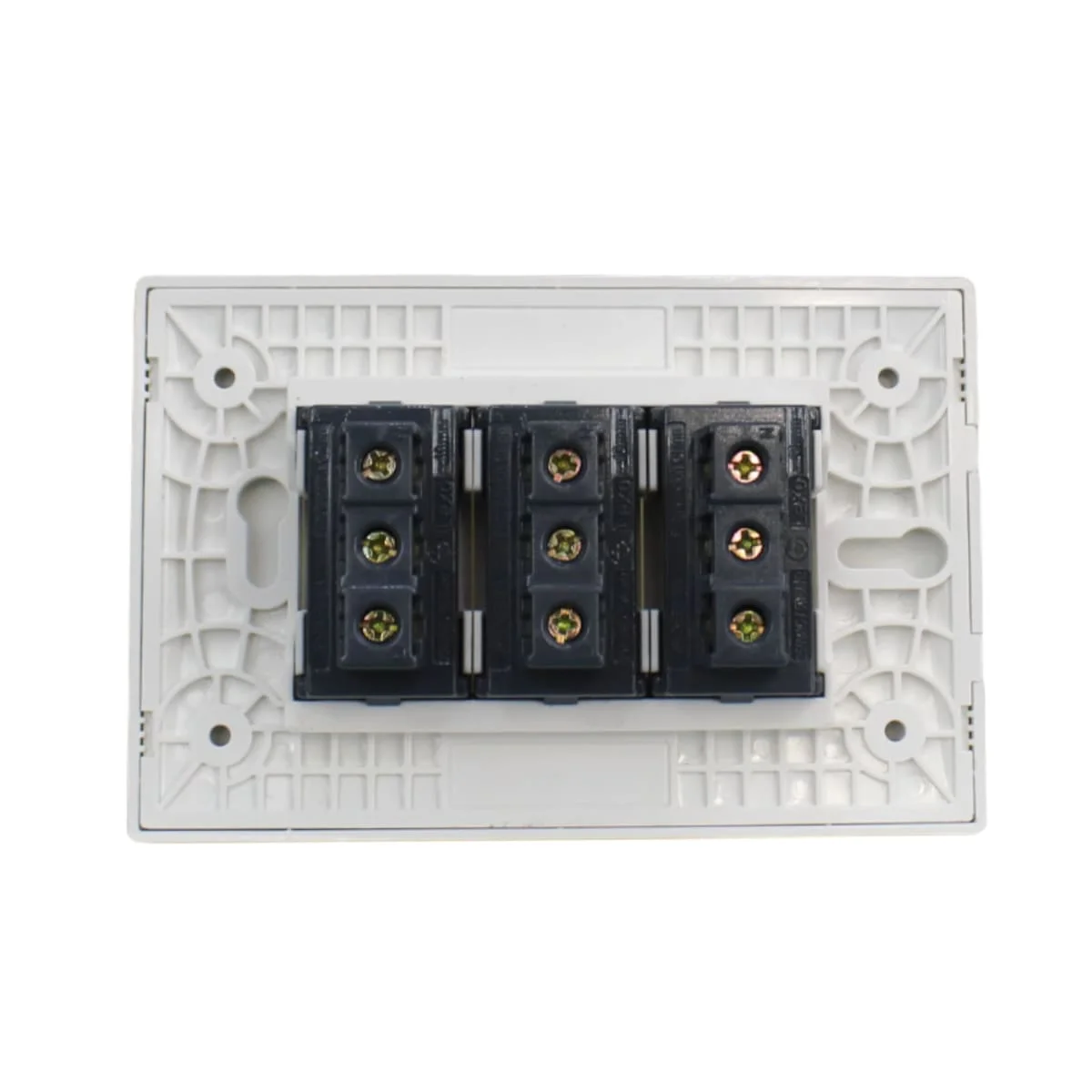 toma triple 10a crystal 5581009e - Imagen 3