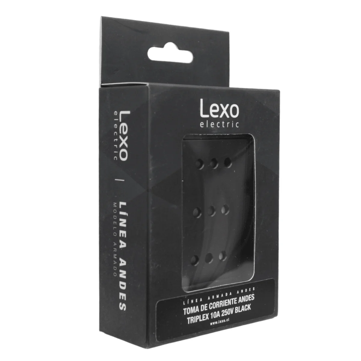 toma triplex 10a black 5381142e - Imagen 4