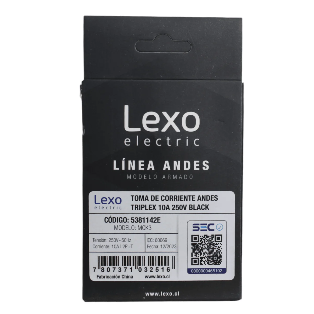 toma triplex 10a black 5381142e - Imagen 5