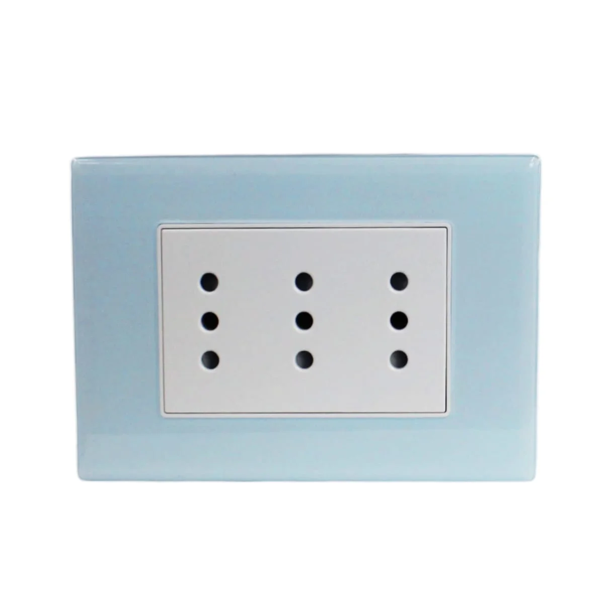 toma triplex 10a crystal 5581014e - Imagen 2