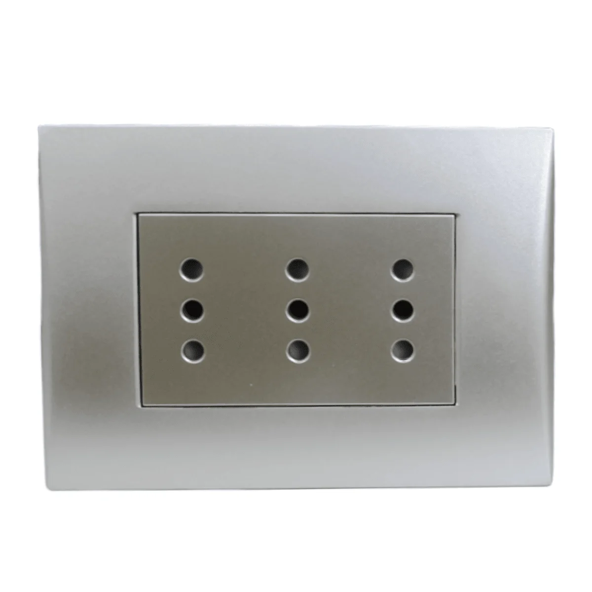 toma triplex 10a silver 5381113e - Imagen 2