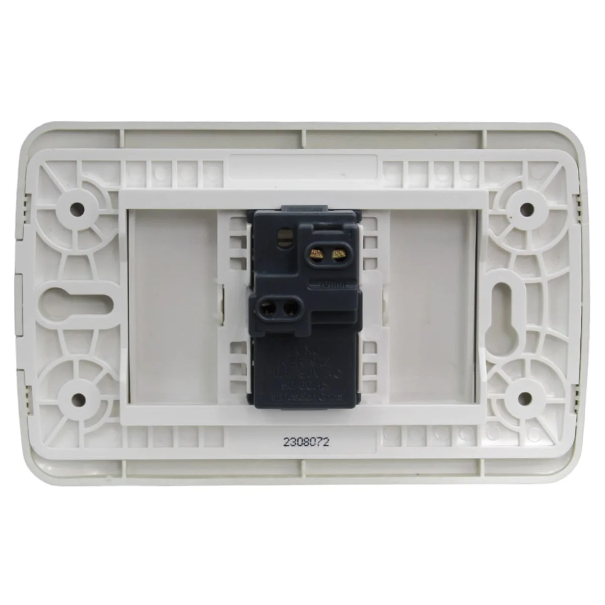 interruptor teclon 9/12 73mm 10a blanco 5380023e - Imagen 3