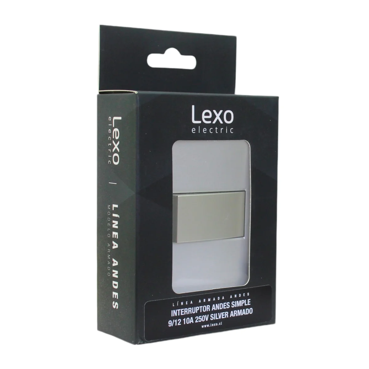 interruptor armado andes 9/12 10a silver 5381100e - Imagen 4