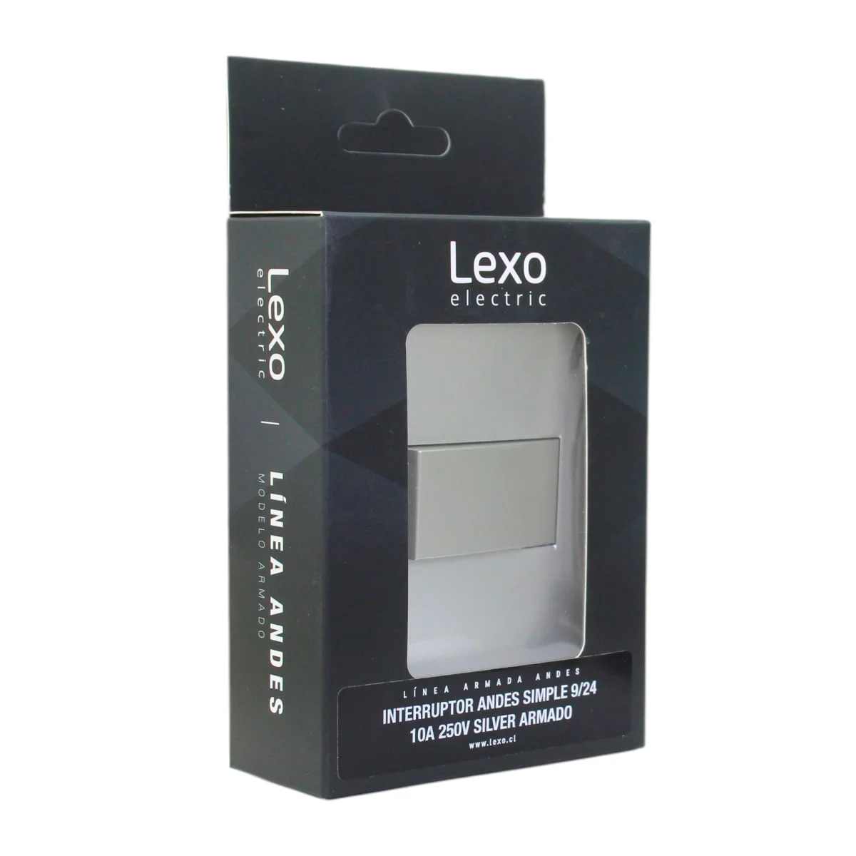 interruptor armado andes 9/24 10a silver 5381101e - Imagen 4