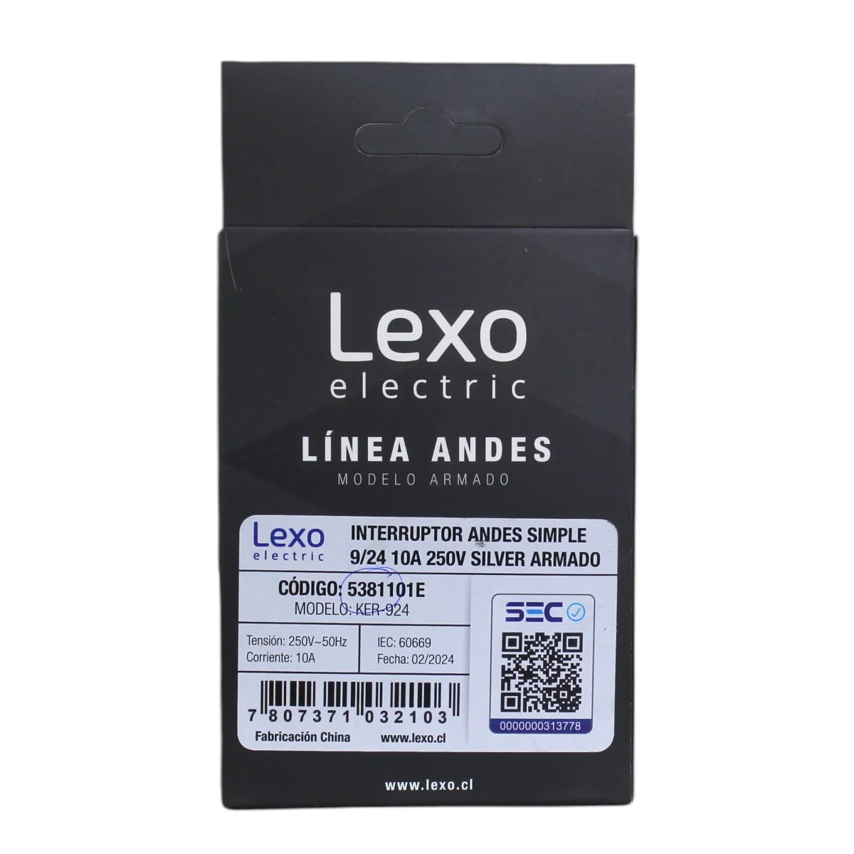 interruptor armado andes 9/24 10a silver 5381101e - Imagen 5