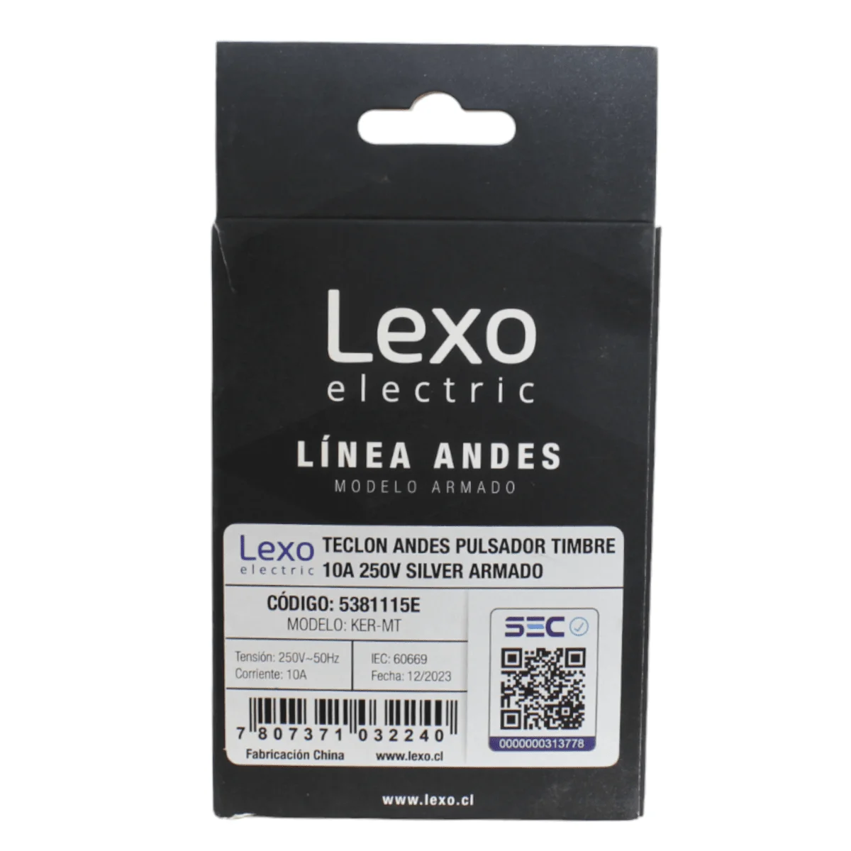 interruptor timbre teclon 73mm 10a silver 5381115e - Imagen 4