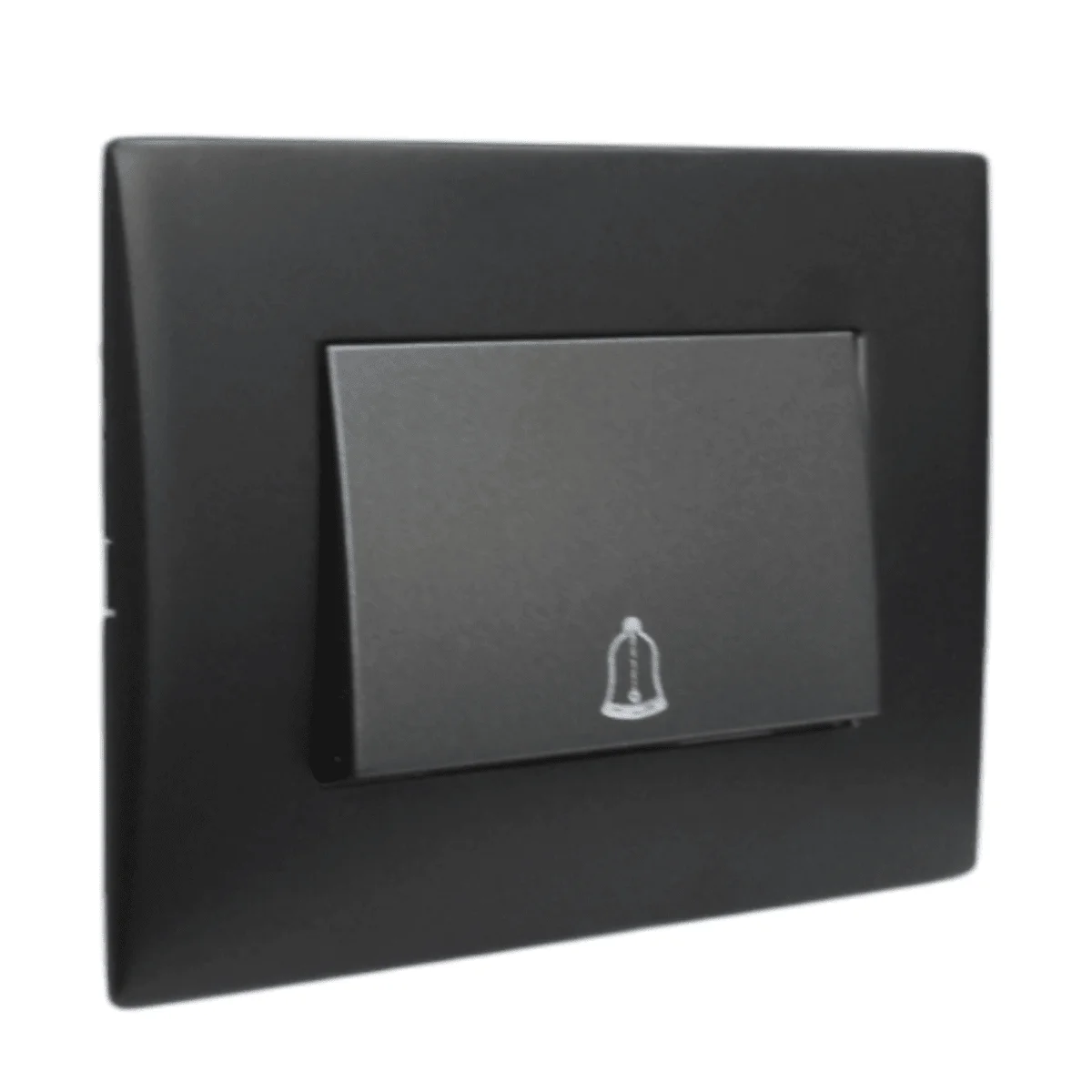 interruptor timbre teclon 73mm 10a black 5381144e