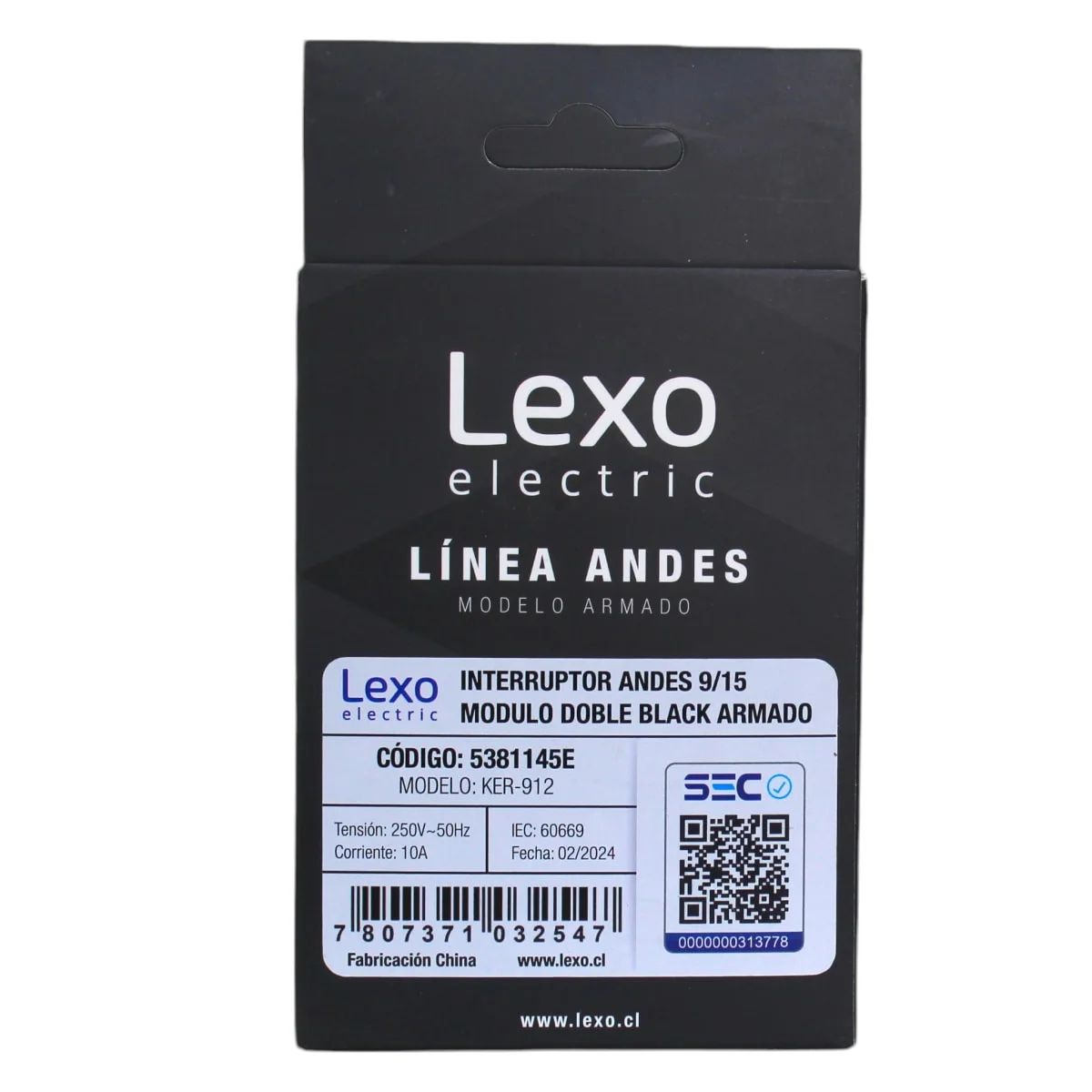 interruptor 9/15 modulo doble black 5381145e - Imagen 6