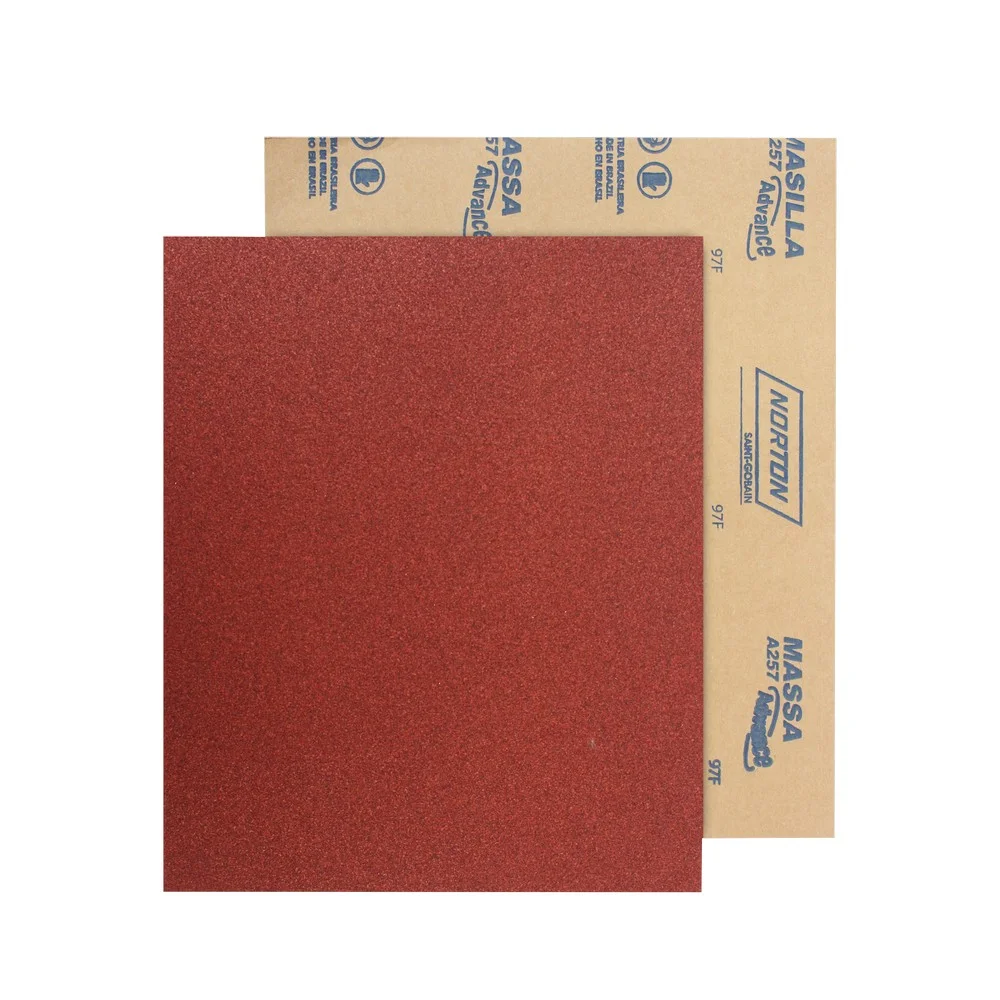 lija madera a-257 grano 100 / norton (41a257100p)