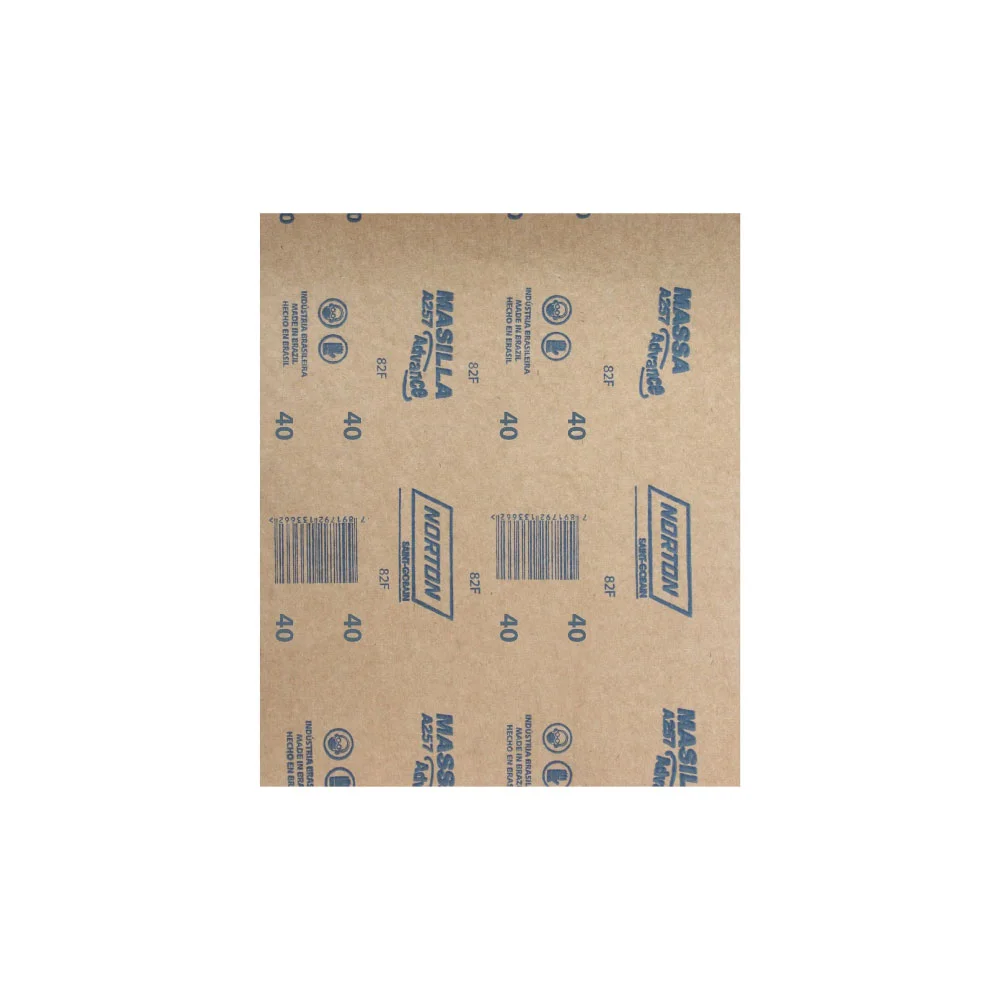 lija madera a-257 grano 40 / norton (41a257040p) - Imagen 2