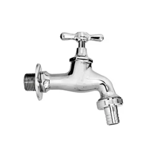 llave lavadora crom 1/2" x 3/4" c/ flange y union