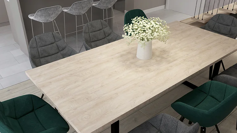 melamina elegance endgrain oak 19mmx2070x2800 k107 - Imagen 3