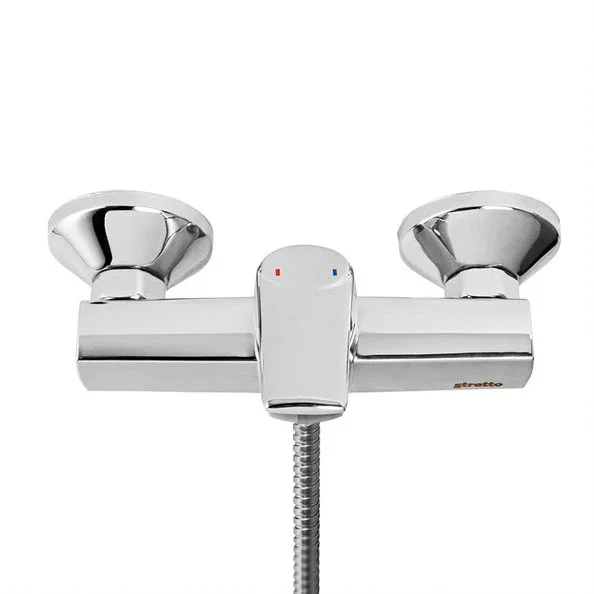 monomando ducha cromo modena stretto - Imagen 3