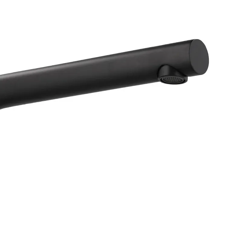 monomando lavatorio queens negro mate - Imagen 2