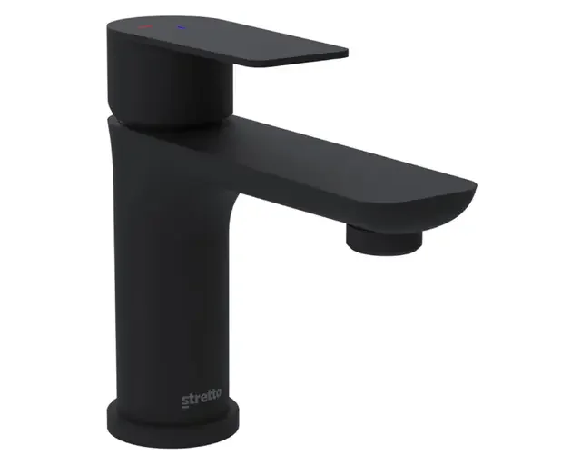 monomando lavamanos bruna negro mate