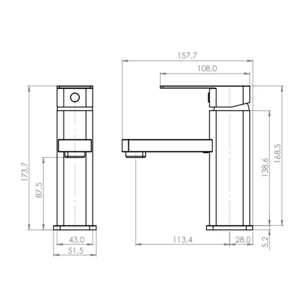 monomando lavamanos legge - Imagen 4