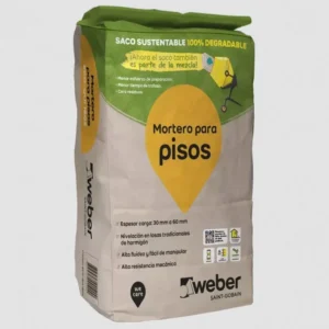 mortero para pisos saco 25kg qui1605