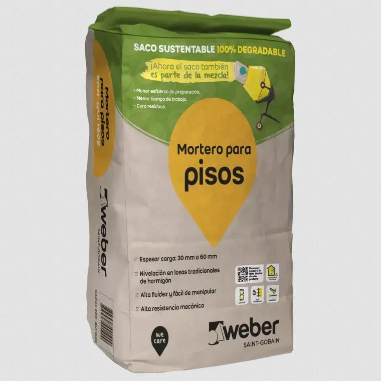 mortero para pisos saco 25kg qui1605