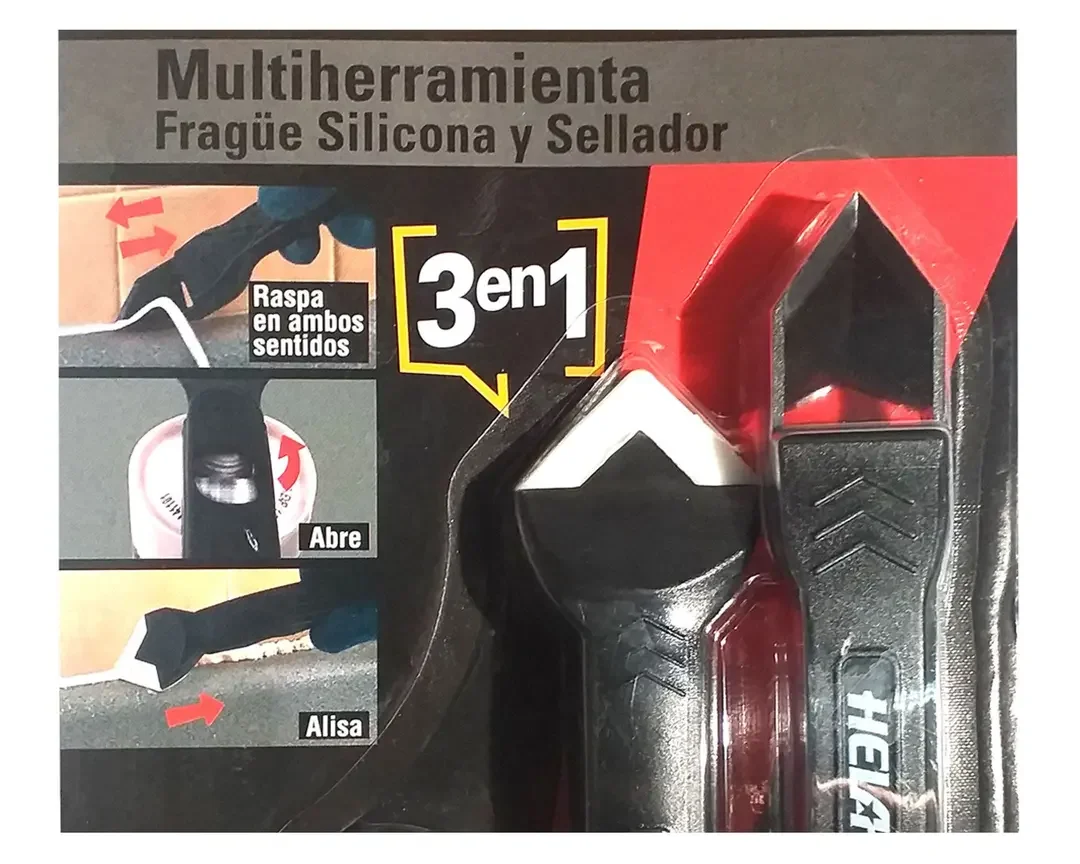 multiherramienta 3x1 frague silicona sellador hela - Imagen 2