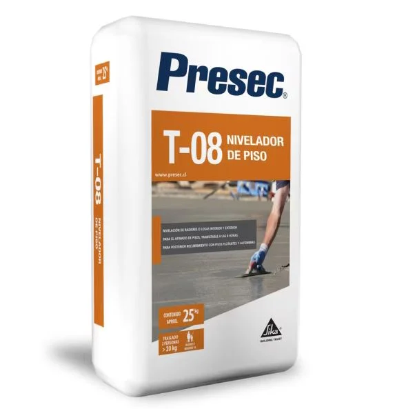 presec t08 nivelador de piso saco 25 kg