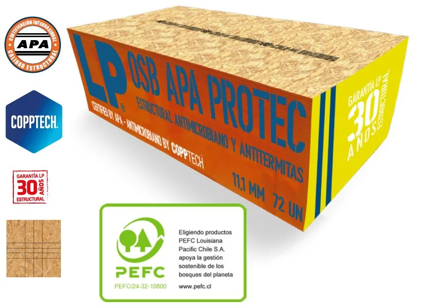 osb protec apa std. antitermitas 15.1x1.22x2.44mts - Imagen 3