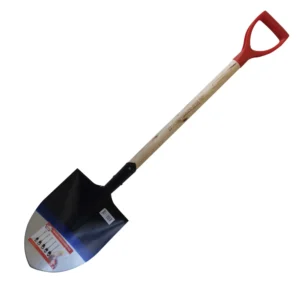 pala punta huevo mango madera asa rojo (152600720)