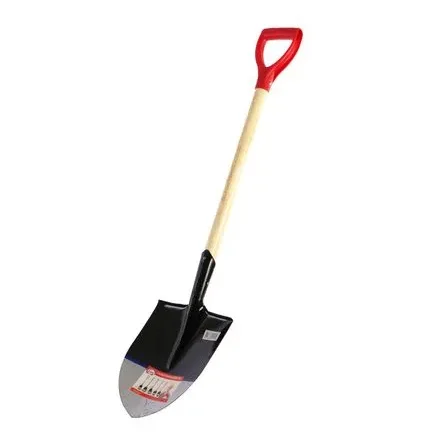 pala punta huevo mango madera asa rojo (152600720) - Imagen 2