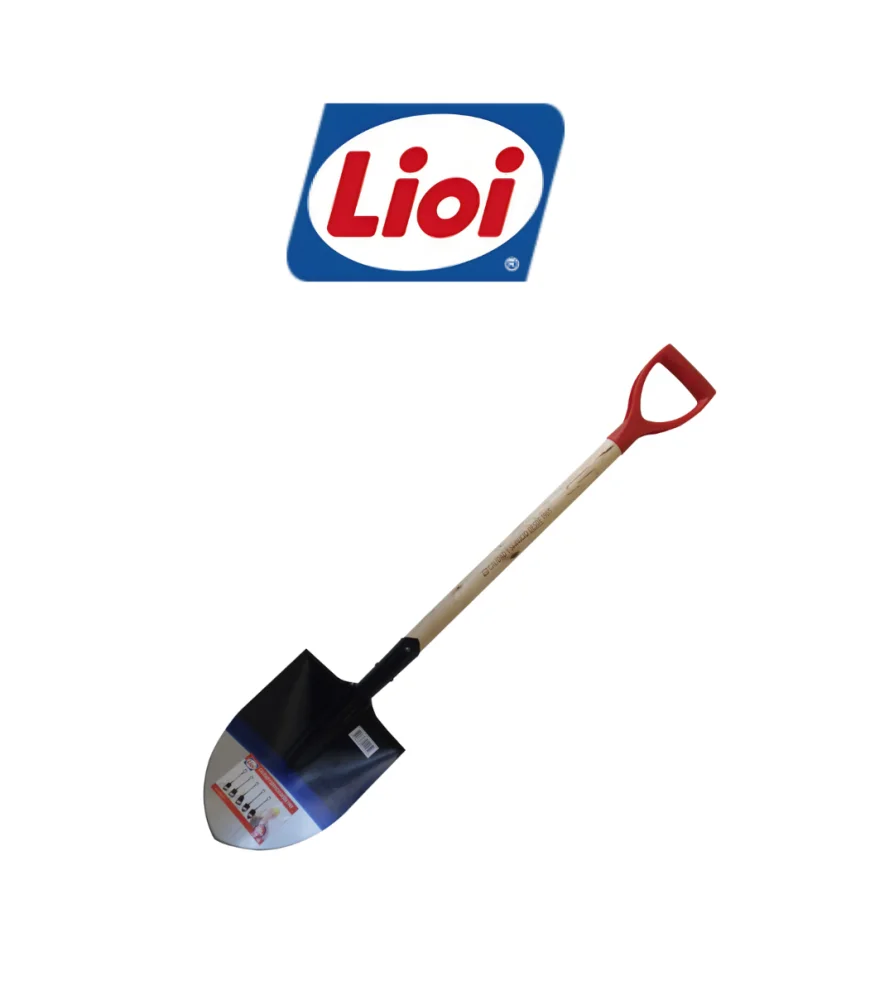 pala punta huevo mango madera asa rojo (152600720) - Imagen 4